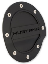 15-23 Ford Mustang Tankdeckel - Schwarz matt - MUSTANG