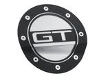 15-23 Ford Mustang Tankdeckel - Schwarz matt / Silber - GT