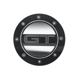 15-23 Ford Mustang Tankdeckel - Schwarz matt / Silber - GT