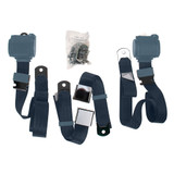 64-73 Ford Mustang Sicherheitsgurt - Dreipunktgurt - Hellblau - Paar - Hinten