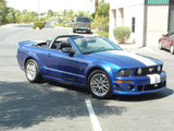 05-14 Ford Mustang (Convertible) Überrollbügel - Schwarz - mit Bremsleuchte