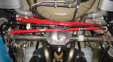 05-14 Ford Mustang Strebe Panhardstab - Schwarz Hinten