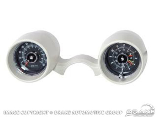 38005702-65-66-Ford-Mustang-170200-Instrumenteneinheit-Rally-Pac-6000rpm-Weiss-1