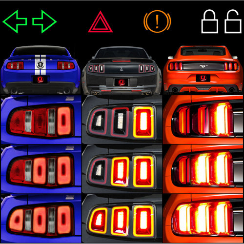 10-23 Ford Mustang Rücklicht - Modul für sequentielles Rücklicht - US-Modell