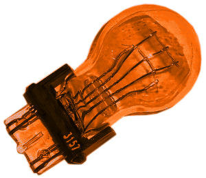 05-12 Ford Mustang Leuchtmittel Blinker - OEM, Orange