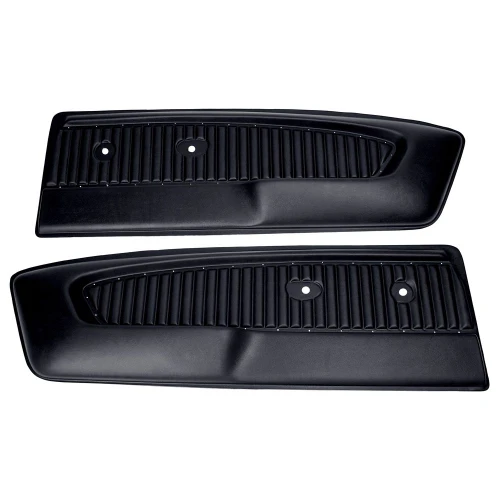 64-66 Ford Mustang Set Türverkleidung - Pony - Schwarz Links und Rechts