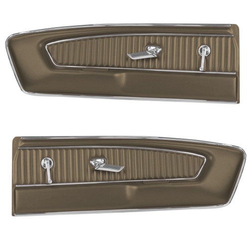 64-66 Ford Mustang Set Türverkleidung - Pony - Palomino Links und Rechts
