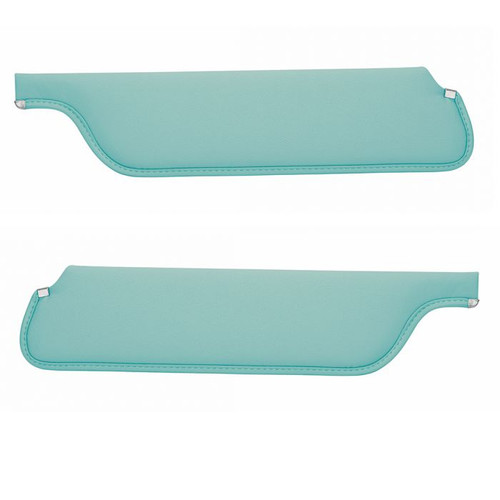 64-66 Ford Mustang (Fastback/Hardtop) Sonnenblenden Set - Türkis