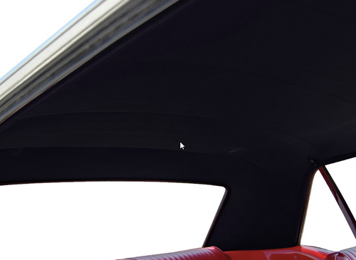 64-68 Ford Mustang (Hardtop) Dachhimmel - Schwarz