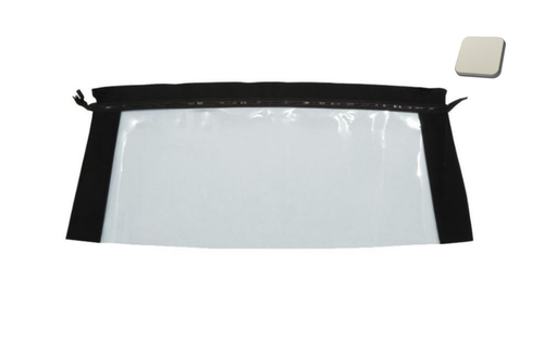 64-66 Ford Mustang (Convertible) Scheibe Cabrioverdeck - Weiss - Pinpoint Vinyl