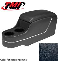 65-67 Ford Mustang Mittelkonsole - Deluxe Pony Style - Schwarz - Mit original Konsole
