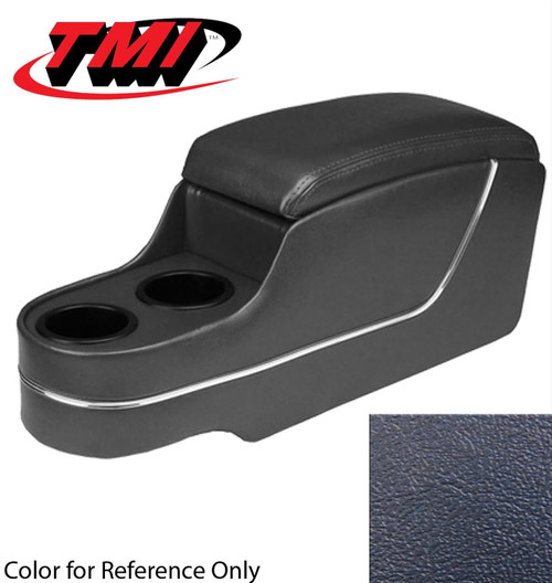 65-67 Ford Mustang Mittelkonsole - Deluxe Pony Style - Blau - mit original Konsole