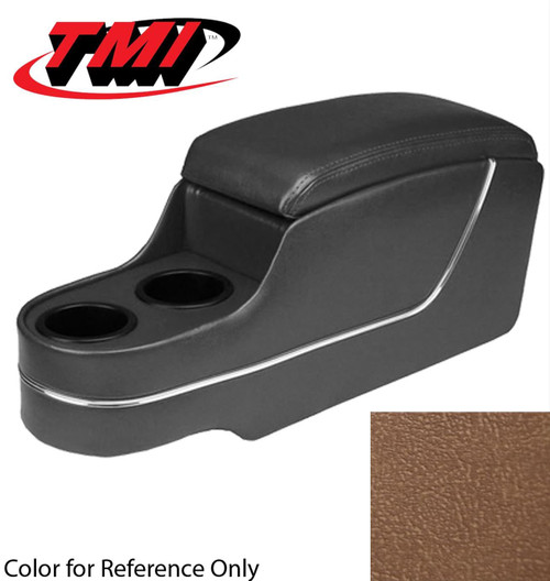 65-73 Ford Mustang (Convertible) Mittelkonsole - Deluxe Pony Style - Saddle - ohne original Konsol