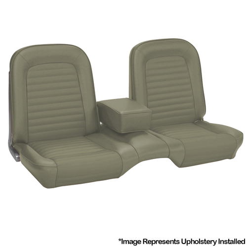 64-65 Ford Mustang (Convertible/Hardtop) Sitzbezüge - Standard - Bench Seat - Ivy Gold - Vorne