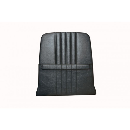 64-65 Ford Mustang Panel Rückseite Sitz - Standard - Mit Tasche - Schwarz / Weiß