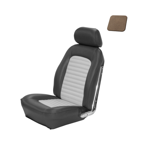 64-66 Ford Mustang (Hardtop) Sitzbezüge - Standard Sport - Palomino - Vorne und hinten