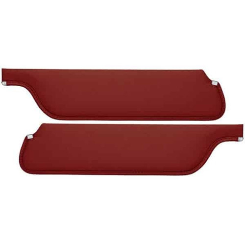 64-66 Ford Mustang (Convertible) Sonnenblenden Set - Dunkelrot