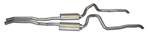 71-73 Ford Mustang (302, 429) Abgasanlage - Stahl - 2 Zoll