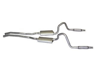 71-73 Ford Mustang (302, 351, 429) Abgasanlage - Stahl - 2,25 Zoll
