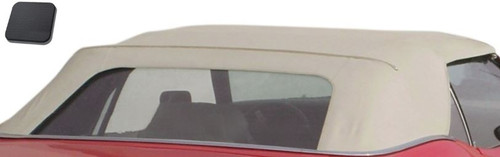 69-70 Ford Mustang (Convertible) Cabrioverdeck - Pinpoint Vinyl - Schwarz