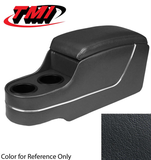 65-73 Ford Mustang (Fastback/Hardtop) Mittelkonsole - Deluxe Pony Style - Schwarz - Corinthian Struktur - ohne original Konsole