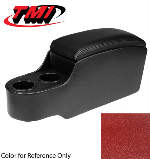 65-73 Ford Mustang (Fastback/Hardtop) Mittelkonsole - Standard Classic - Zinoberrot - Corinthian Struktur - ohne original Konsole