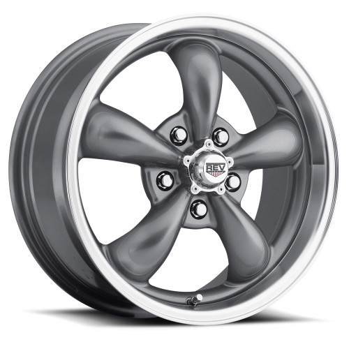67-73 Ford Mustang Felge - Classic Wheel 15x8 Aluminium Grau