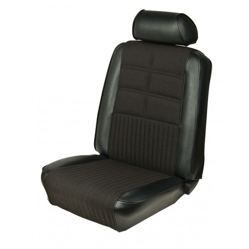 1969 Ford Mustang (Hardtop) Sitzbezüge - Schwarz Vinyl (35242549)