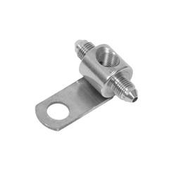 64-73 Ford Mustang T-Stück Bremsleitung - Männlich -3 AN, Männlich -3 AN, Weiblich 1/8 in. NPT - Edelstahl