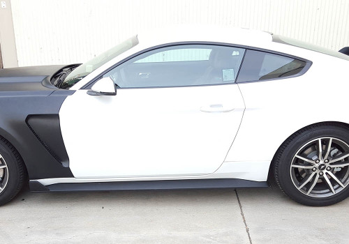 15-23 Ford Mustang Seitenschweller - Carbon, GT350-Style