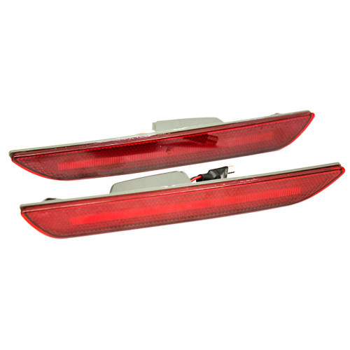 15-23 Ford Mustang Set Seitenmarkierungsleuchten - Hinten LED US-Modell Rot Hinten Links und Rechts