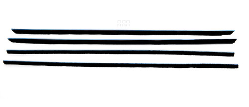67-68 Ford Mustang (Fastback) Fensterschachtleistenset - ACP