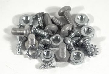 56-62 Chevrolet Corvette Schraube für Handschuhfach - Set für Zierleisten