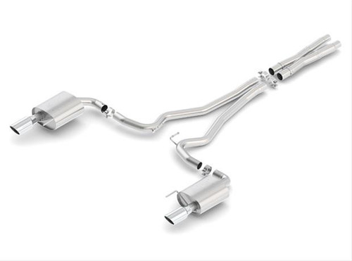 15-17 Ford Mustang (Convertible - 5.0) Abgasanlage - BORLA ATAK - 2-Rohr - polierte Blenden - 2,5 Zoll
