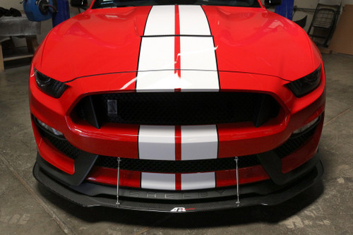 15-17 Ford Mustang Shelby GT350 Spoilerschwert - Carbon - Shelby GT350 Vorne
