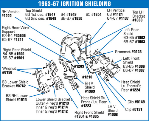 52656760-56-74-Chevrolet-Corvette-Halter-Zuendkabel-Gummieinsatz-1