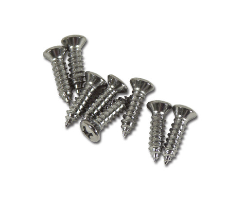 58-62 Chevrolet Corvette Base Schraube Zierring Hauptscheinwerfer - Set