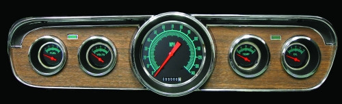 38028888-65-66-Ford-Mustang-Instrumenteneinheit-G-Stock-Holzblende-schwarze-Ziffernblaette-1