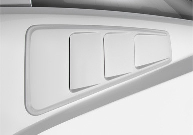 10-14 Ford Mustang (4.0, 5.0) Aufsatz für Scheibe