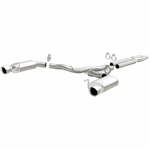 15-17 Ford Mustang (5.0) Abgasanlage - ab Kat - polierte Blenden