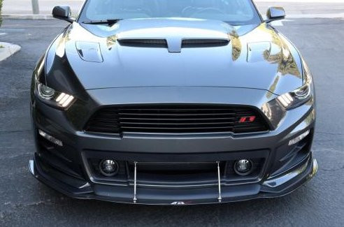 15-17 Ford Mustang Spoilerschwert - Carbon - für ROUSH Front Vorne