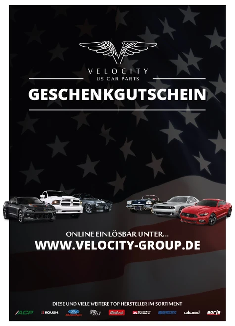 Geschenkgutschein Velocity - 100 Euro
