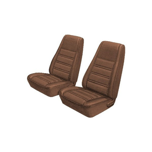 1971 Ford Mustang (Hardtop) Sitzbezüge - Medium Ginger - Vorne und hinten 1971 Ford Mustang (Hardtop) Sitzbezüge - Medium Ginger - Vorne und hinten