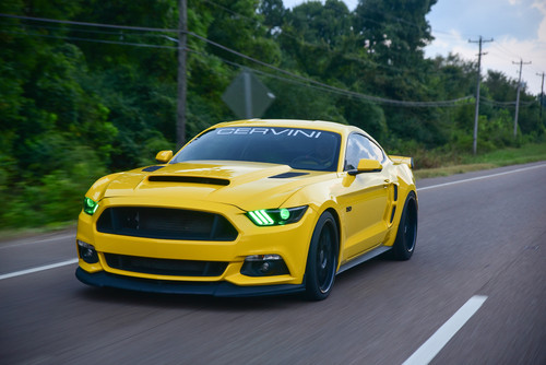 15-17 Ford Mustang (2.3, 5.0) Motorhaube - Cervinis - Stalker mit Luftauslass