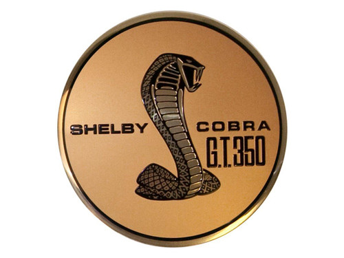 1967 Ford Mustang Emblem - Shelby Cobra GT 350 - Rund