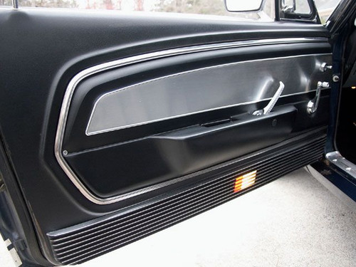 1967 Ford Mustang Set Türverkleidung - Deluxe, Schwarz