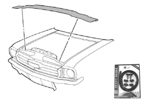 64-66 Ford Mustang Karosseriedichtung Motorraum