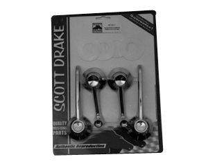 64-65 Ford Mustang Fensterkurbel - Set mit Türöffnern