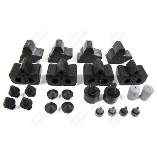 64-66 Ford Mustang Komplettset Anschlaggummis