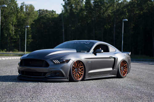 15-17 Ford Mustang (2.3, 5.0) Motorhaube - Cervinis - 4 Zoll Hutze
